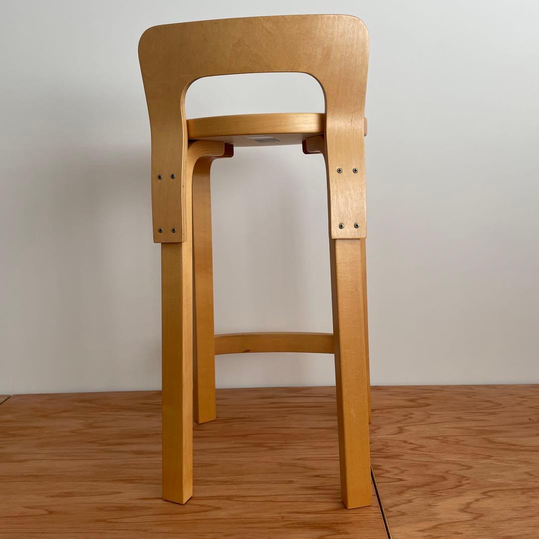 artek アルテック　ハイチェア K65 ブラック リノリウム