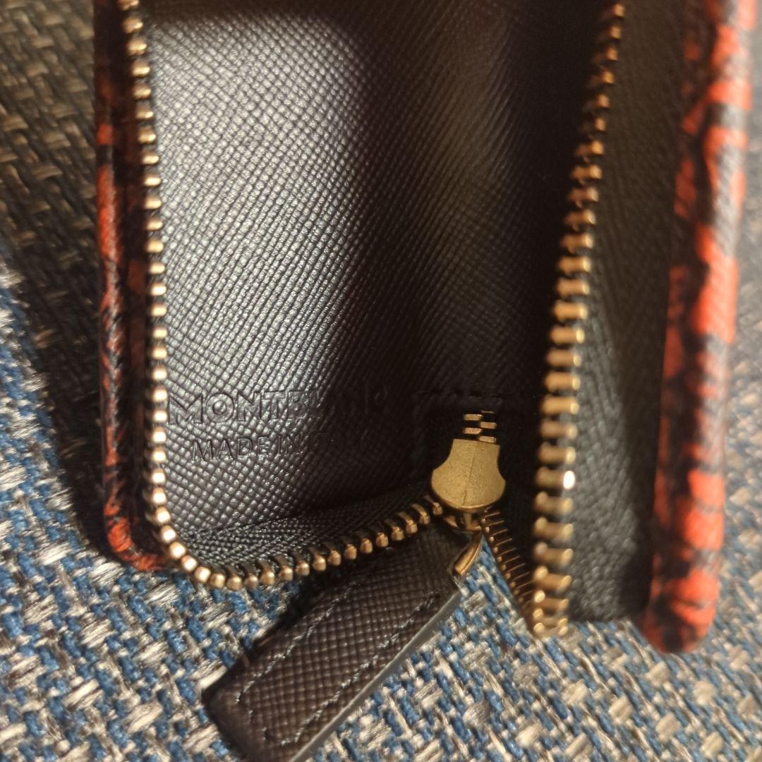 新品未使用品 MONTBLANC モンブラン ラウンドジップ ペンケース