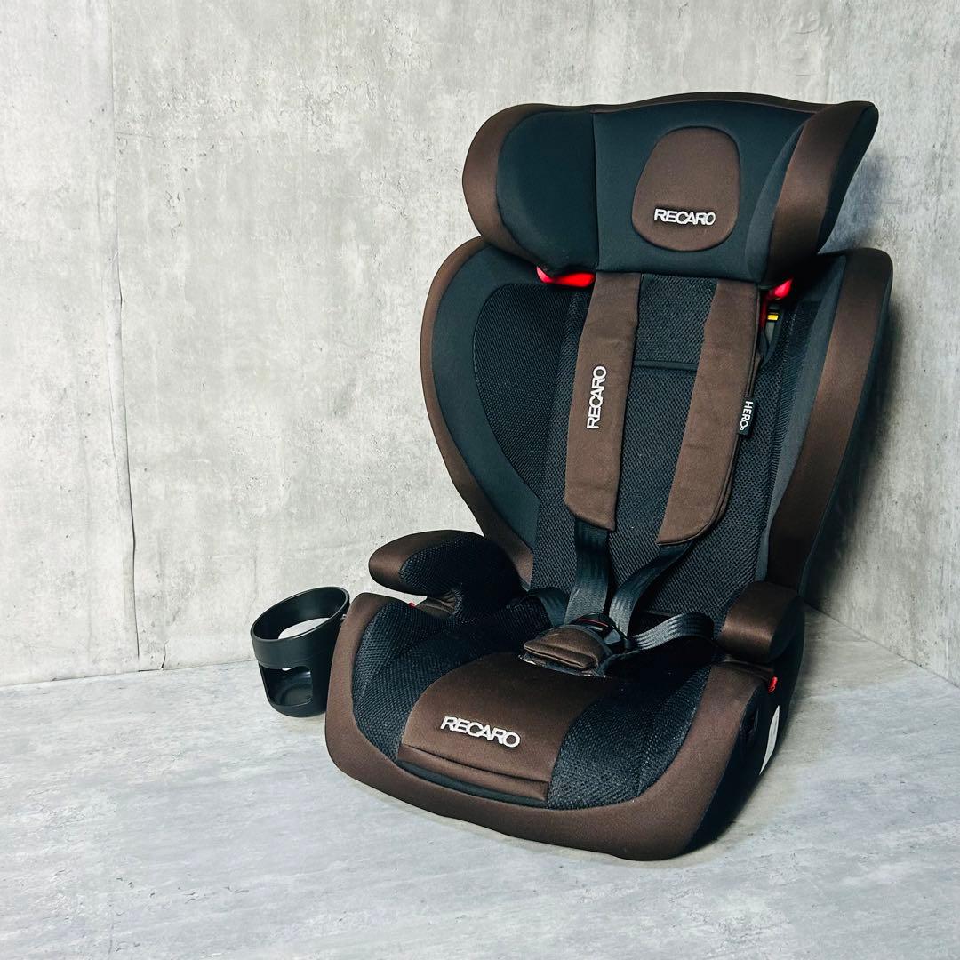 美品 RECARO レカロ J1 スマイル ジュニアシート ブラウン - メルカリ