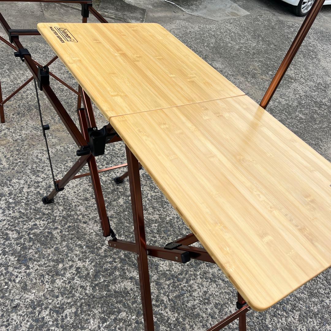 値下げ中　コールマン キッチンテーブル MASTER SERIES 折りたたみ Amazon | コールマン（Coleman） テーブル アウトドア キャンプ ソロ