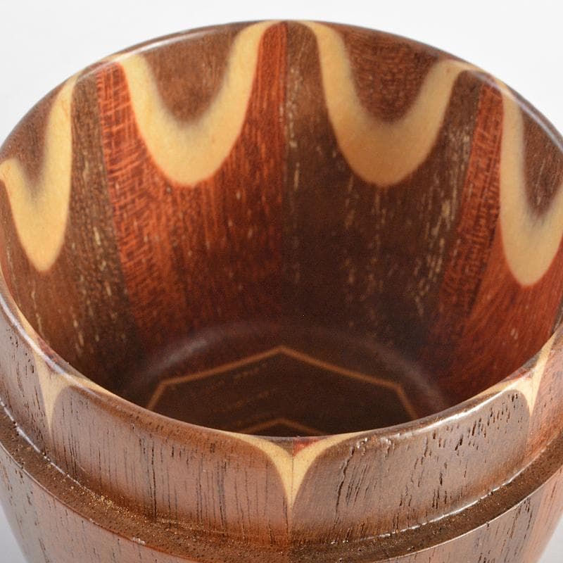 茶道具　箱根寄木細工　棗　V　R6988