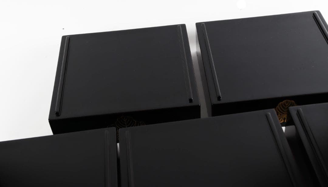 輪島塗 重箱 御重 蔦家紋 蒔絵 木製漆器 木箱