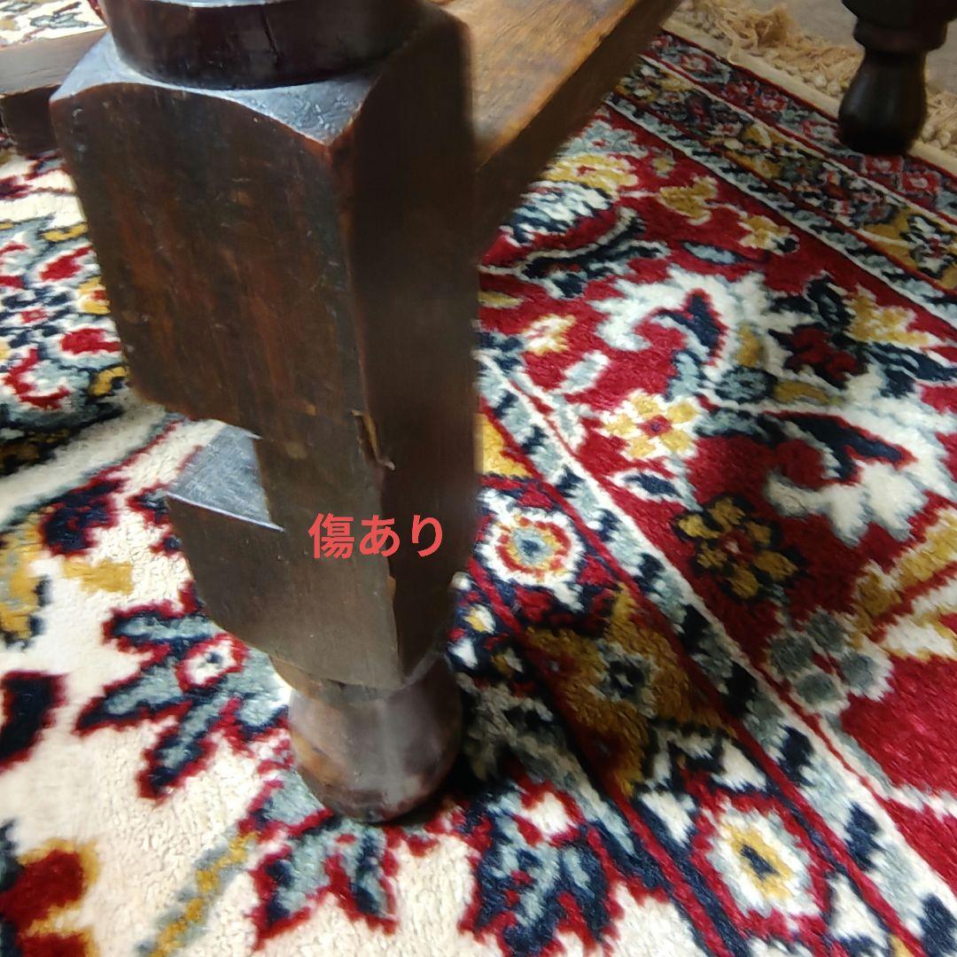 英国アンティーク ツイストゲートレッグテーブル オーク材 バタフライ