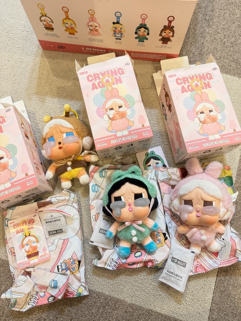 Crying Again ぬいぐるみ 3体セット