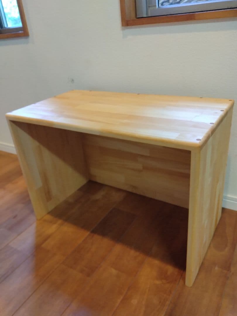 木製 ハンドメイド オーダー コの字 キヌカ 踏み台 ベンチ 水槽台 玄関台