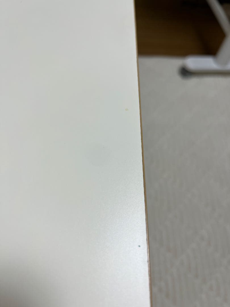 【引取り限定】JSFワークプラス　コンパスレッグデスク　ホワイト