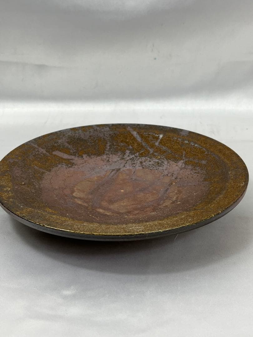 備前焼 石田安弘 皿 共箱 1018 | 激安通販のイーサプライ