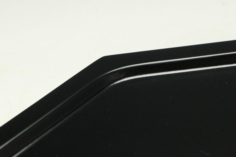 京都 象彦 松蒔絵 鶴蒔絵 菓子盆 一対 未使用(K-A998)