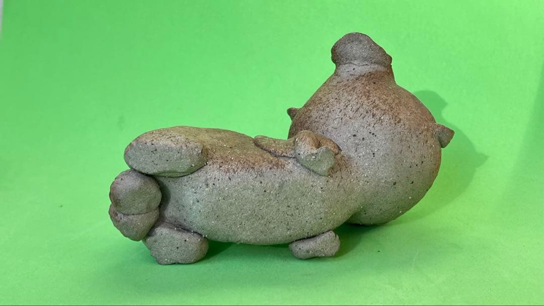 村長自画像 高さ7㎝｜村長自画像 高さ7㎝