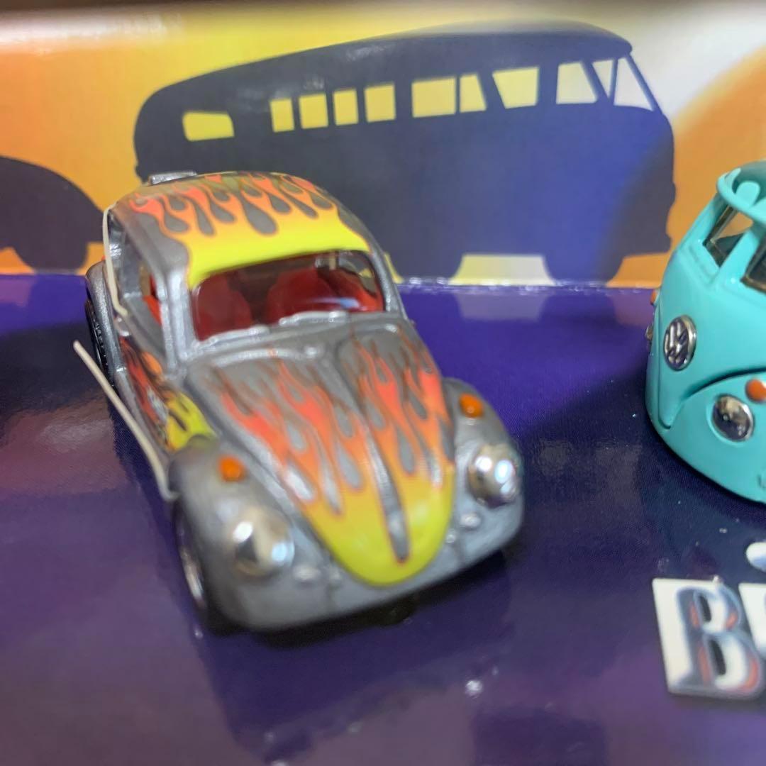 ミニカー　Hot Wheels　VW　フォルクスワーゲン　ビートル　バス