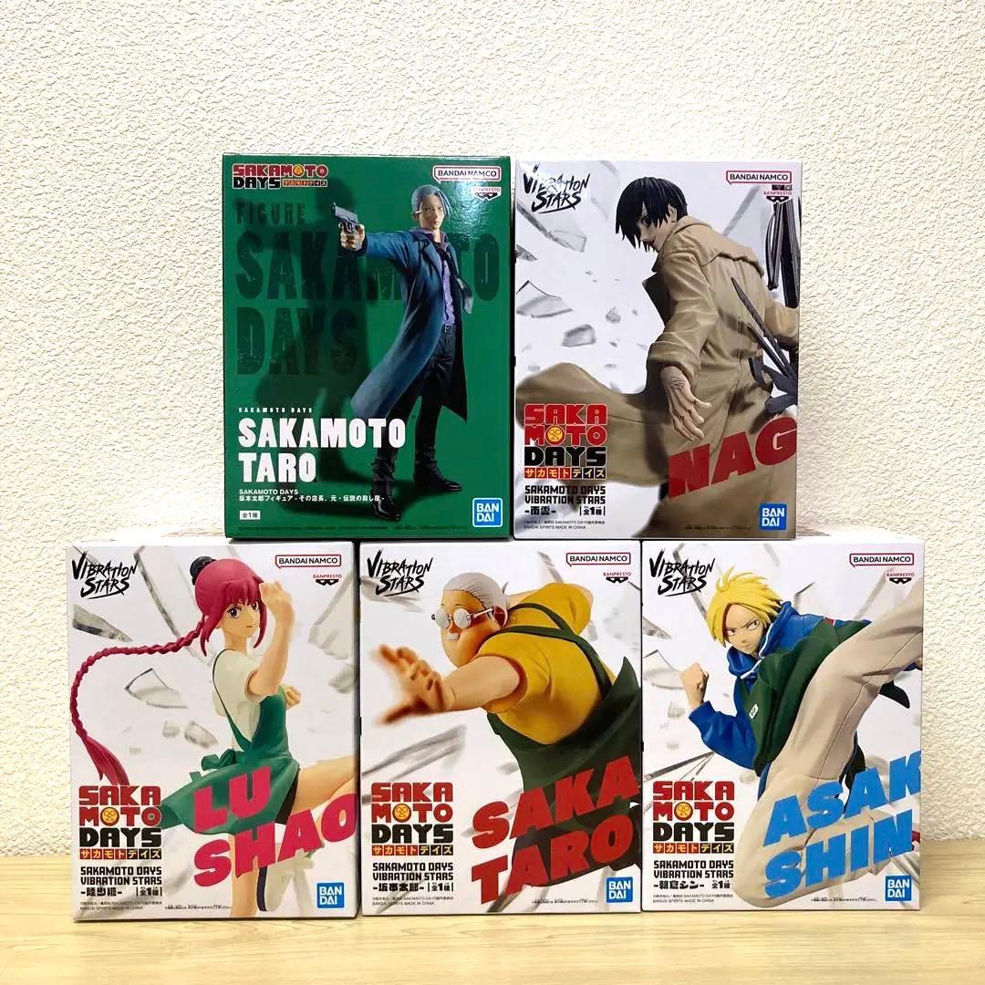 サカモトデイズ フィギュア5体セット 坂本 南雲 朝倉 陸少糖 - メルカリ