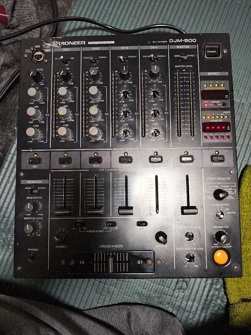 Pioneer DJM-500 動作確認済み Pioneer DJミキサー DJM-500 動作確認済み Pioneer DJM-500 DJミキサー