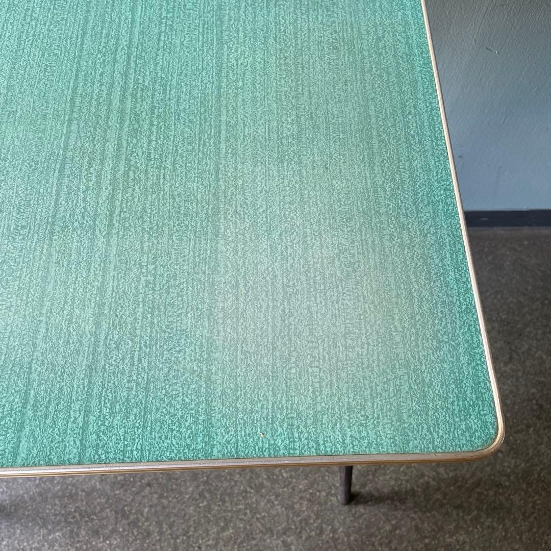 鉄脚テーブル　昭和レトロ