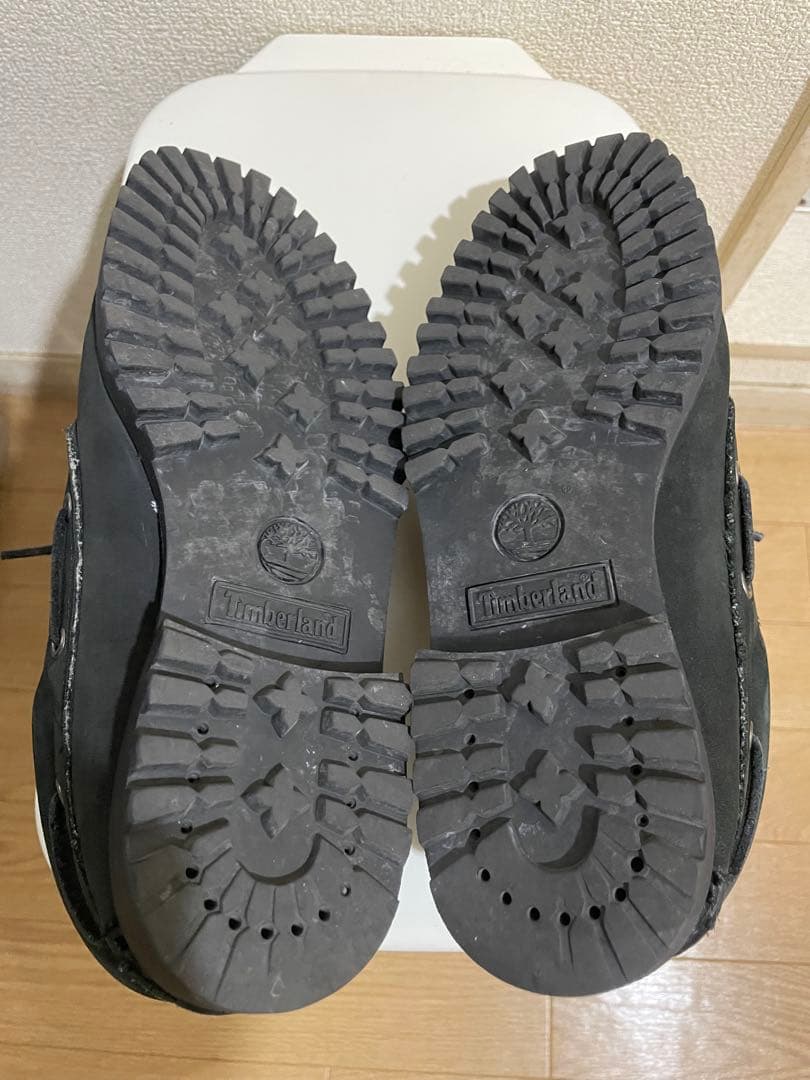 Timberland 3eye ティンバーランドオールブラック　デッキシューズ