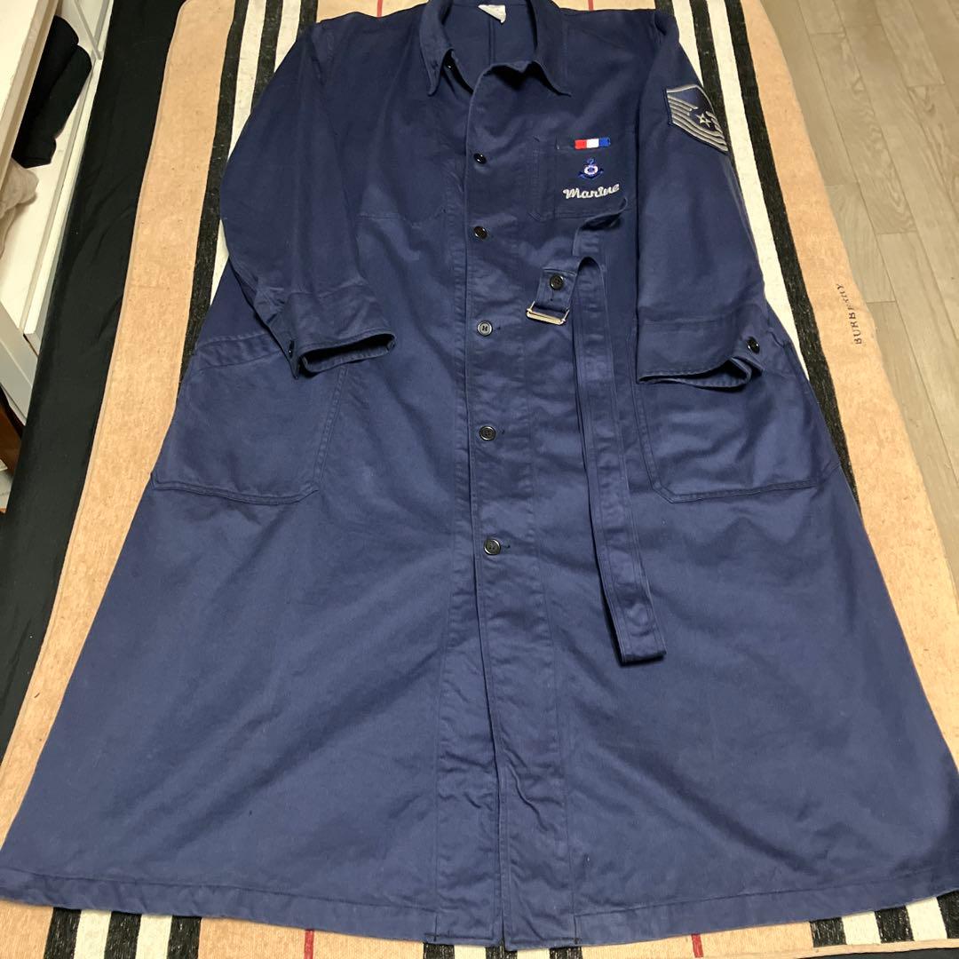ロングコート【フランス海軍、直輸入・将校軍装】希少品