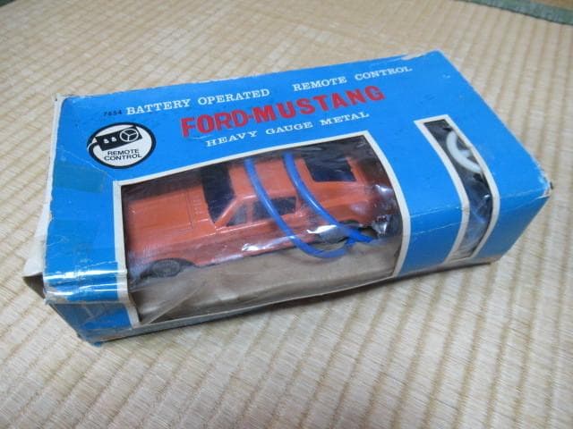極希少 1960年代 韓国製◆バンダイ フォードムスタング 7654 ブリキの車