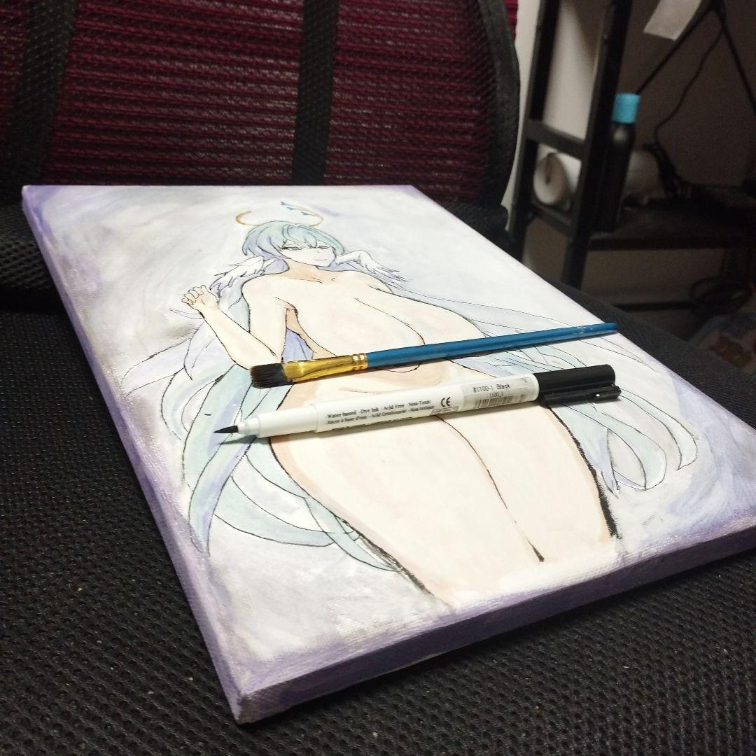 ロビンファンタジーキャラクター パステル画 A4サイズ