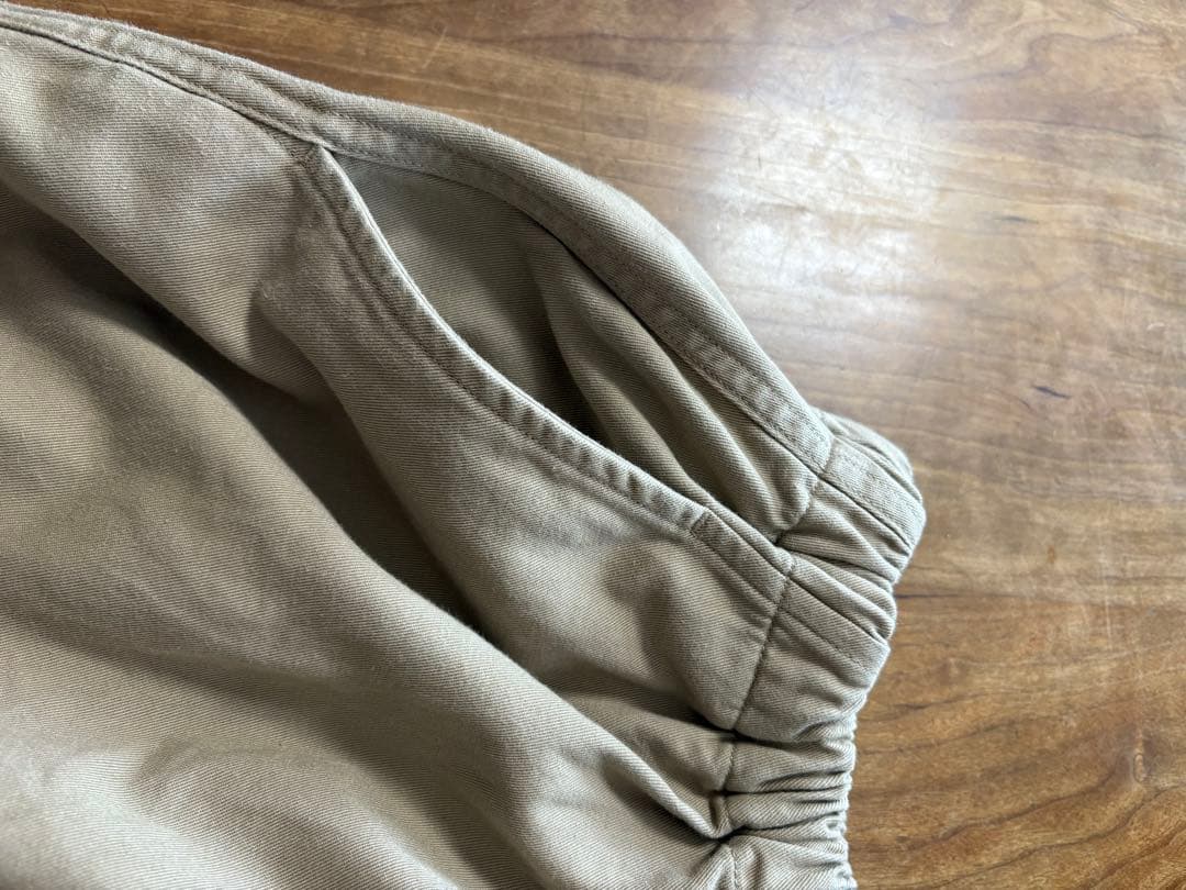 ゴーシュ　カツラギ8分丈ワイドパンツ　キュロット