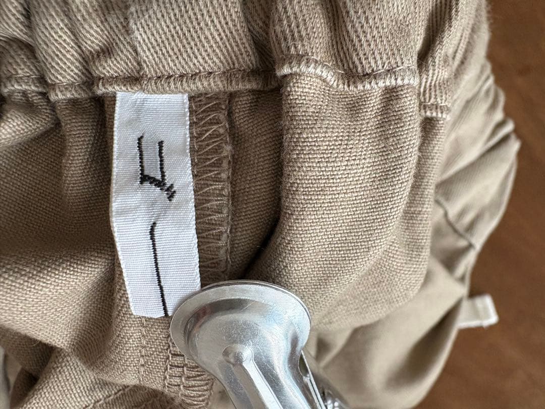 ゴーシュ　カツラギ8分丈ワイドパンツ　キュロット