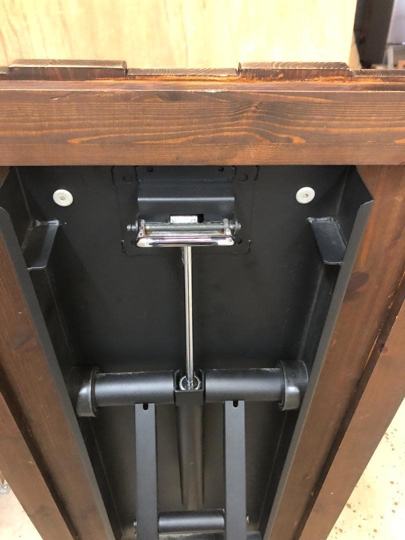 ヴィンテージ風　昇降式テーブル　ダイニングテーブル　0912-3