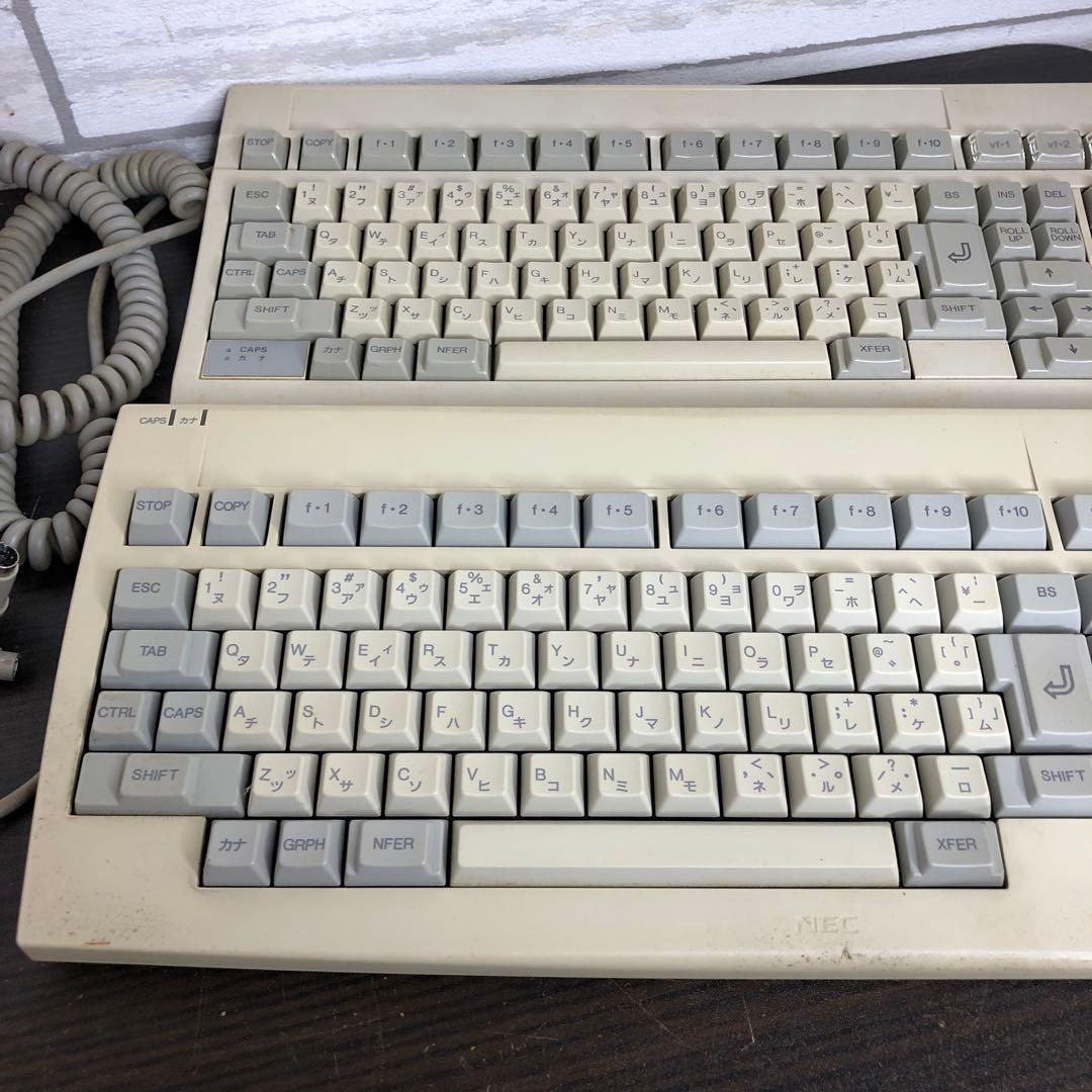 NEC PC-9800シリーズ対応キーボード 2台 未確認