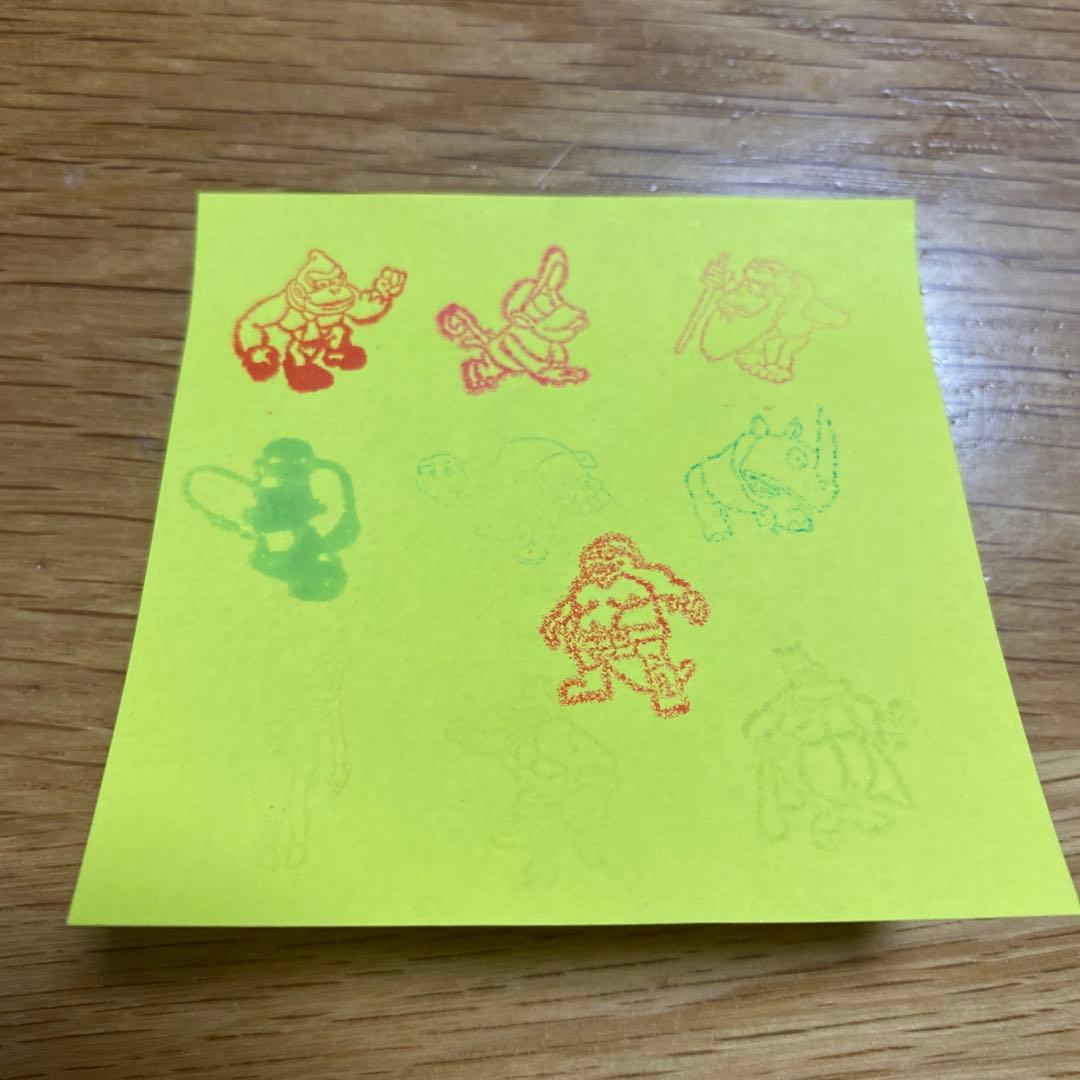 ドンキーコング フィギュア スタンプ ガチャ 当時物 任天堂 全10種類