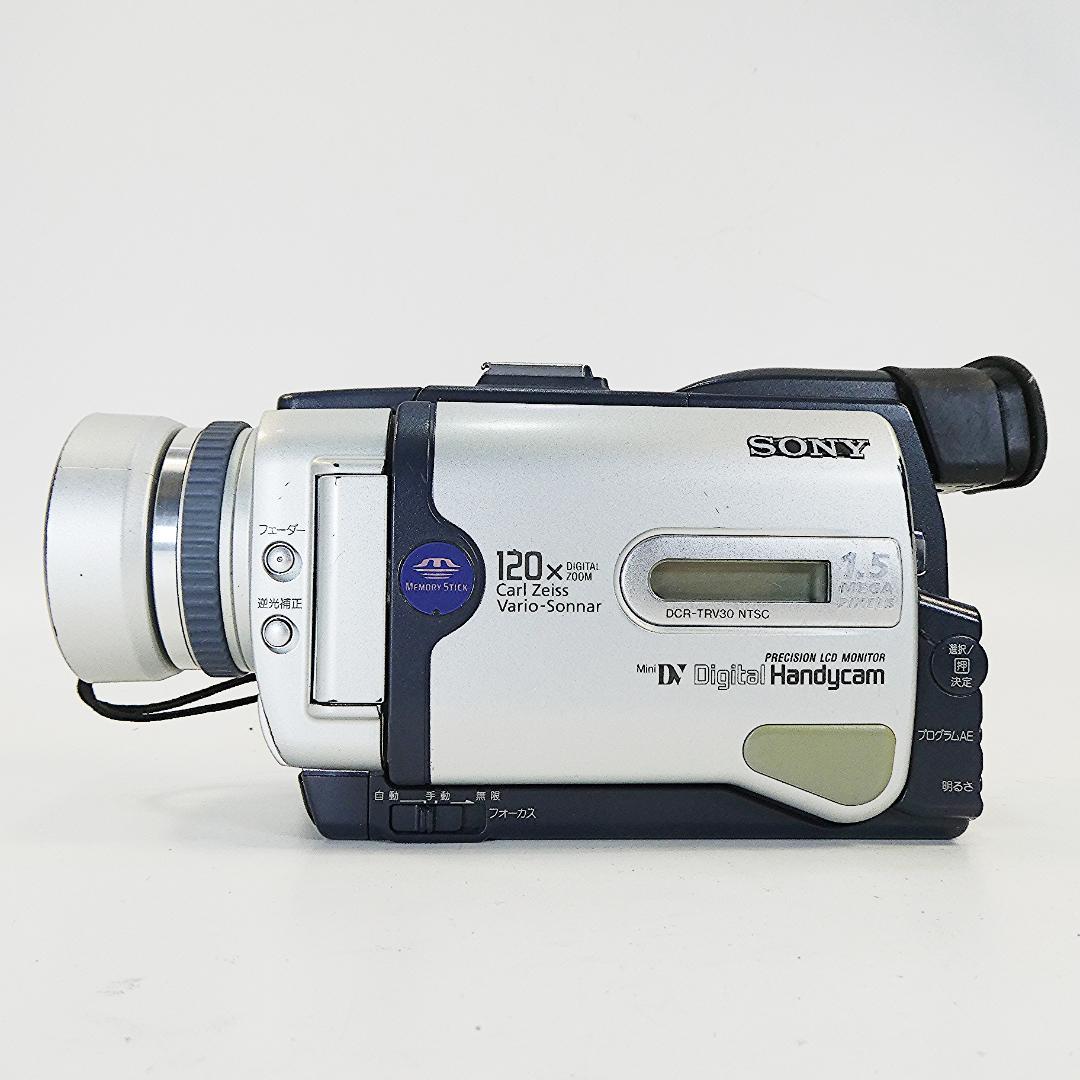 動作品ソニー DCR-TRV30 MiniDVビデオカメラ　DVDダビングに最適