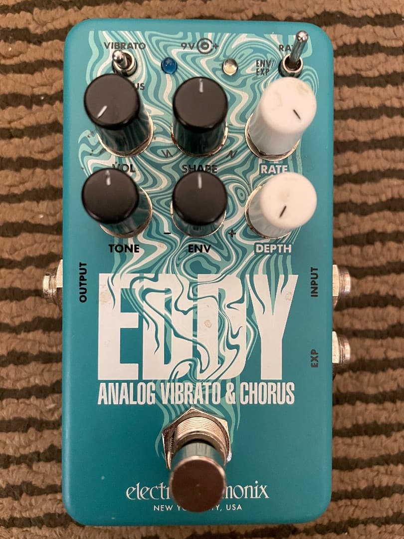 Eddy Analog Vibrato & Chorus ※動作確認済み Electro Harmonix EDDY Vibrato Chorus 【字幕入り】 - YouTube