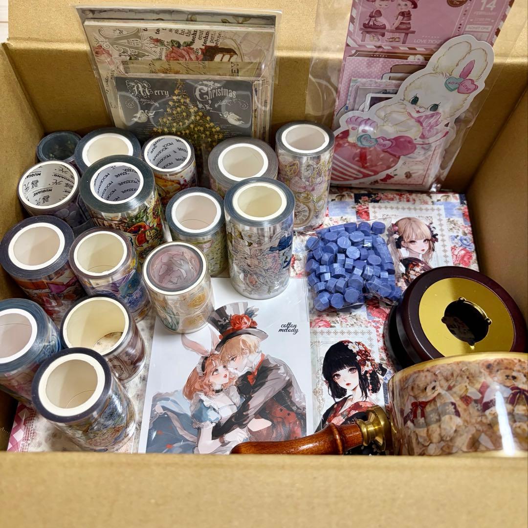 値下げ 海外マステ コラージュ素材 デザインペーパーなど大量まとめ