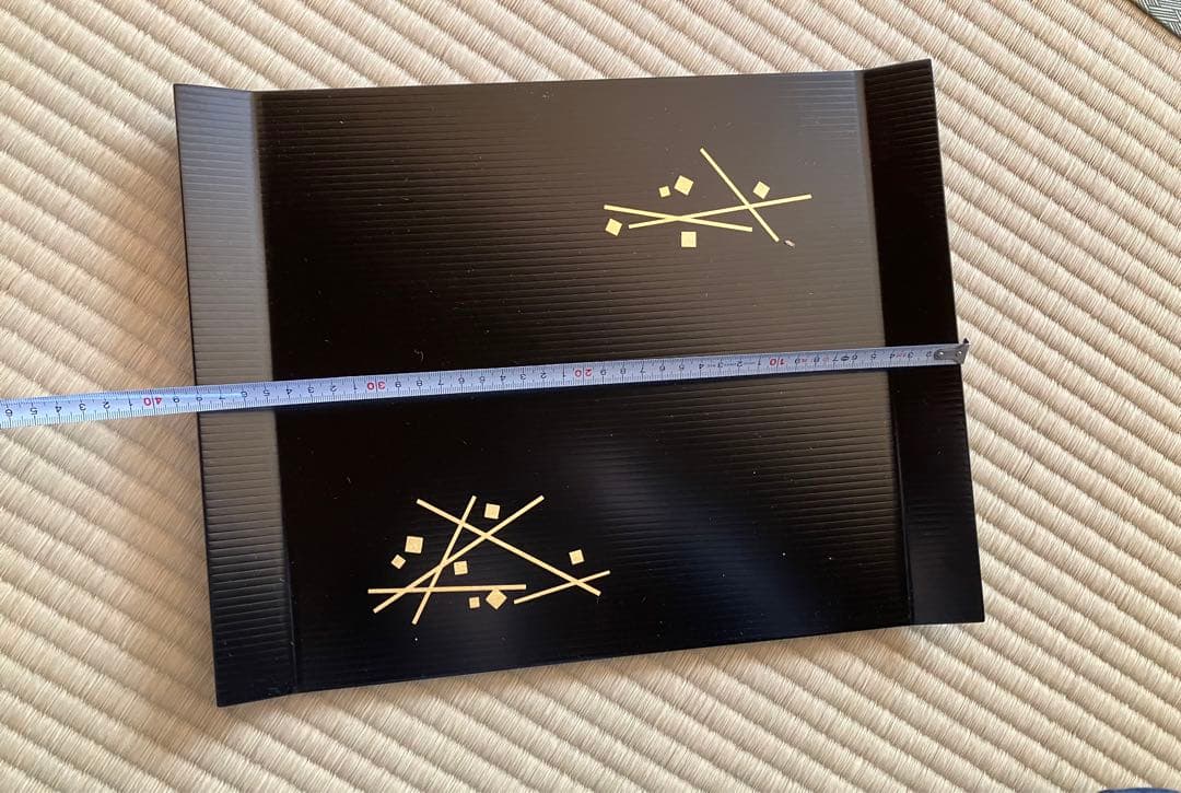 茶道具 象彦　懐石 松葉　折れ敷き盆 吹上盆 給仕盆　5枚