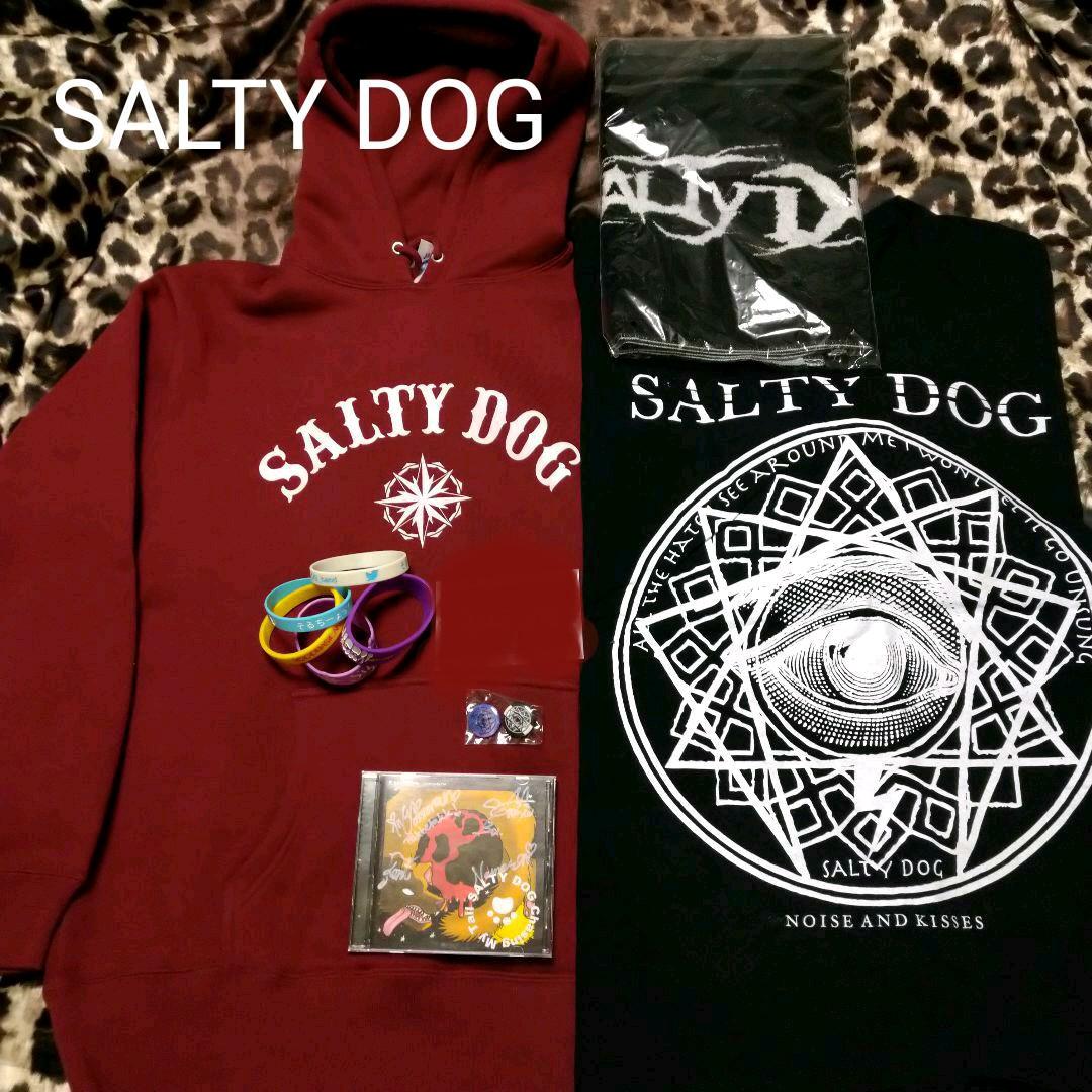 SALTY DOG グッズセット☆(サイン入り) Youth Comfort Wash S/S Coral Craze - Salty Dog T-Shirt Factory