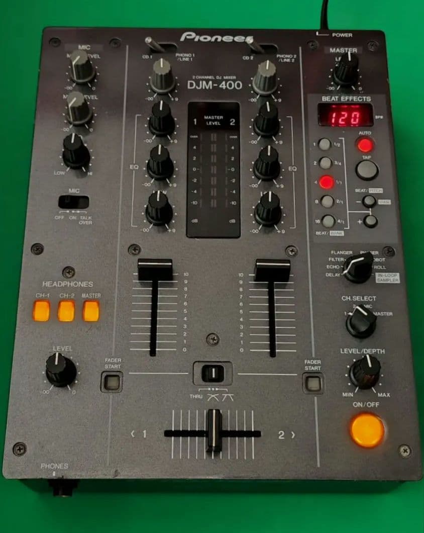 動作確認済!】パイオニアPioneer DJM-400 DJミキサー 特別