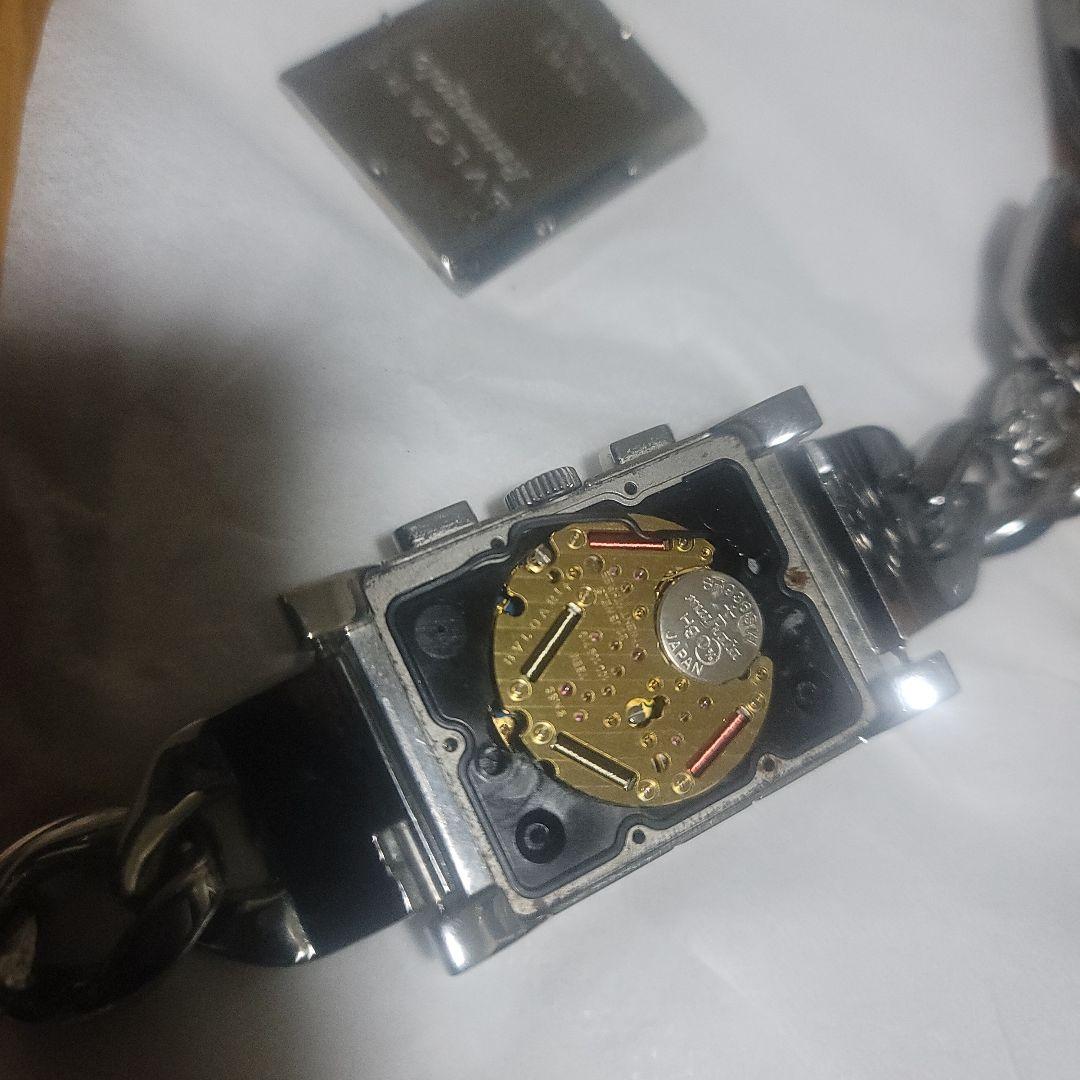 ブルガリレコッタロゴ49sクォーツ腕時計 電池式ステンレススチール シルバー