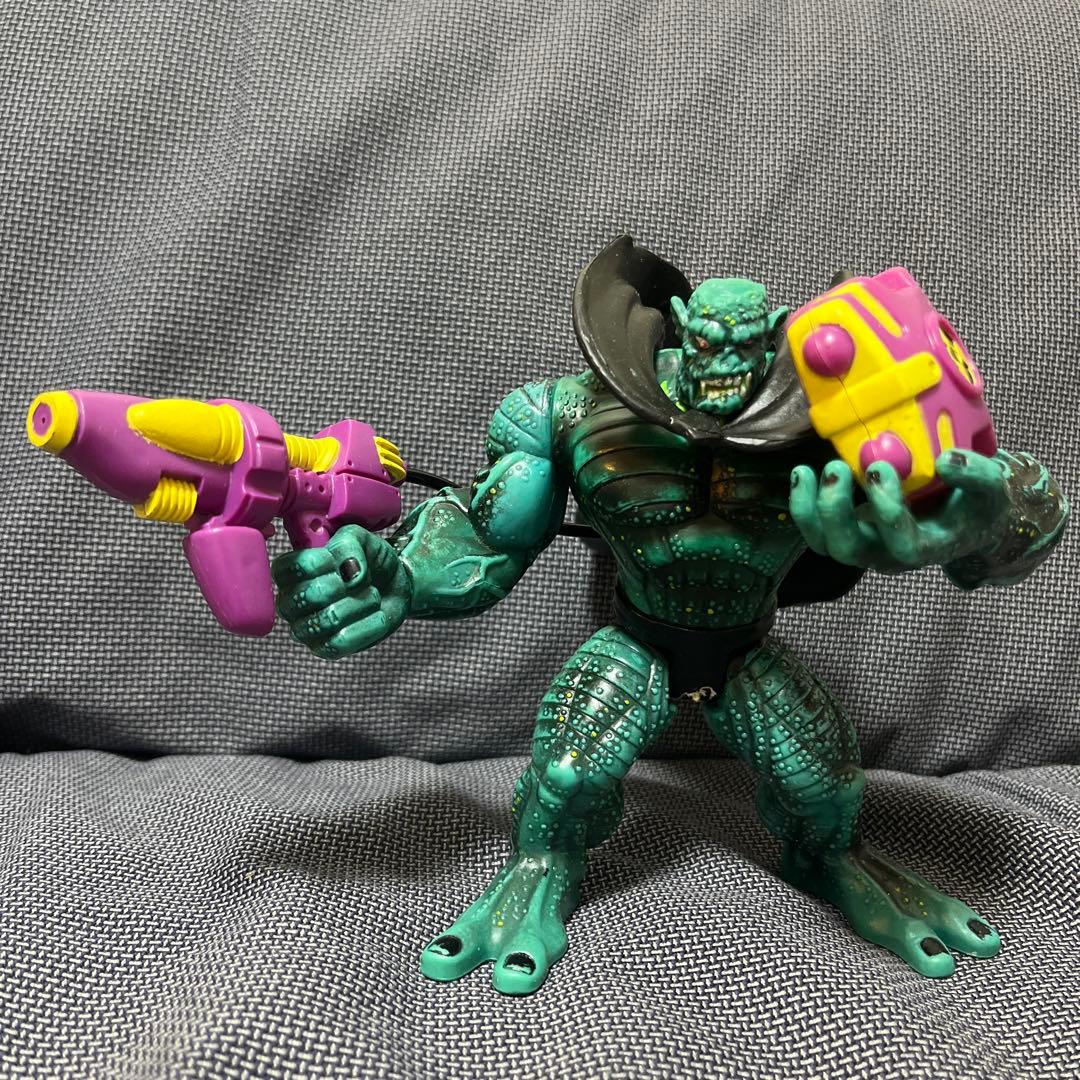 ⚠️当時物仮面ライダーショッカー怪人カメレオン男かめれおん男ミニソフビ