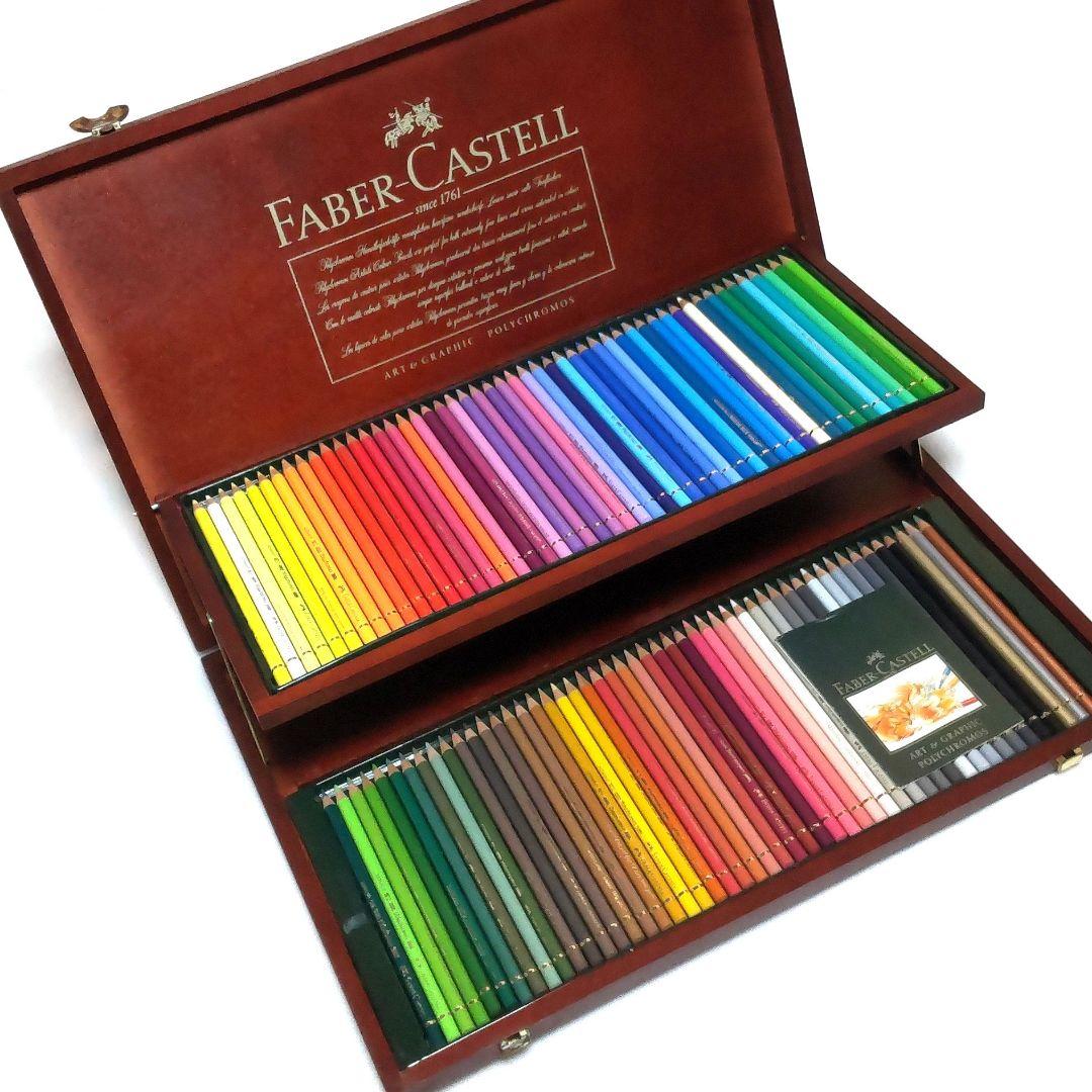 ほぼ未使用♡訳あり♡FABER-CASTELL♡色鉛筆♡100色♡木
