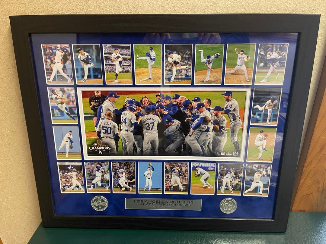 1000個日本限定版　ドジャース 2024 ワールドシ1リーズ記念フレーム 1000個日本限定版 ドジャース 2024 ワールドシ1リーズ記念フレーム