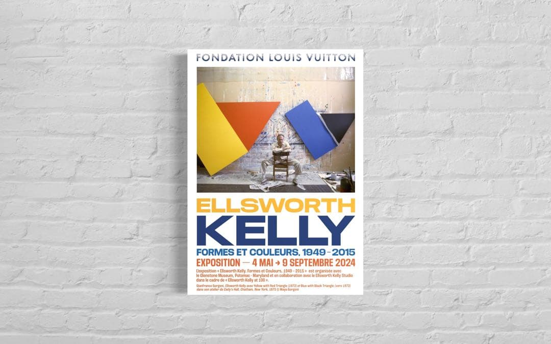 【日本未入荷】エルズワース・ケリー　エキシビジョンポスター　KELLY、ヴィトン