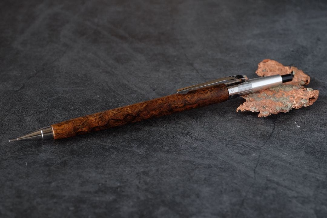 PG5木軸カスタム0226 高村杢工房 製図用シャープペンシル バチック