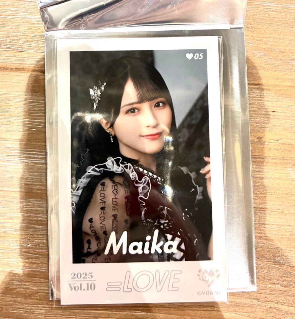 佐々木舞香 ミニフォト レア 黒衣装 vol.10 イコラブ ＝LOVE LOVE