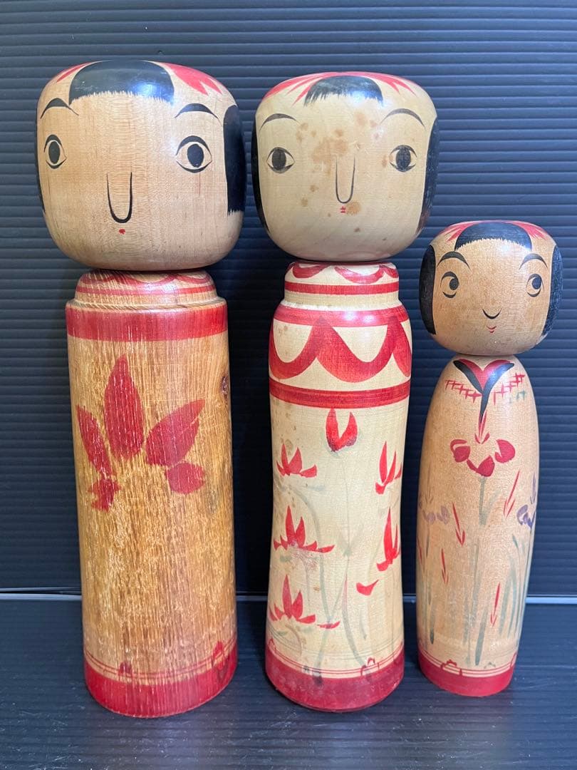 C827 こけし 阿部進矢 阿部常吉 創作こけし 日本伝統こけし 日本人形