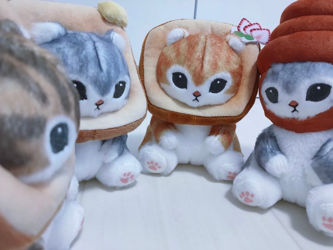 モフサンド パンにゃん ぬいぐるみ 全4種セット mofusand ねこ ネコ