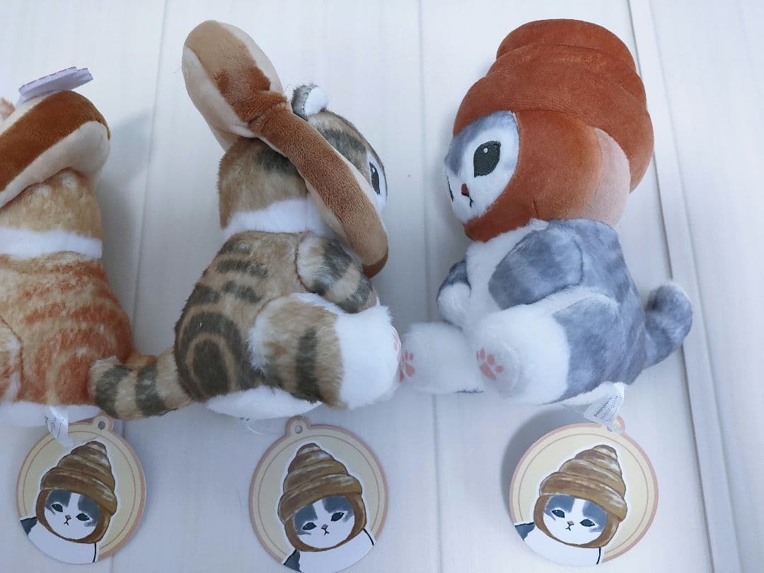 モフサンド パンにゃん ぬいぐるみ 全4種セット mofusand ねこ ネコ