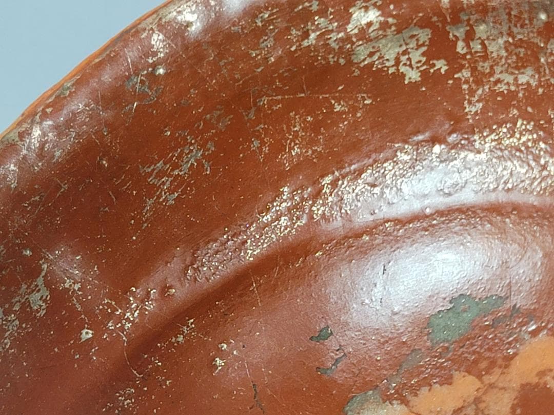 極美品】嶋台茶碗 赤楽金銀一双 川崎和楽造