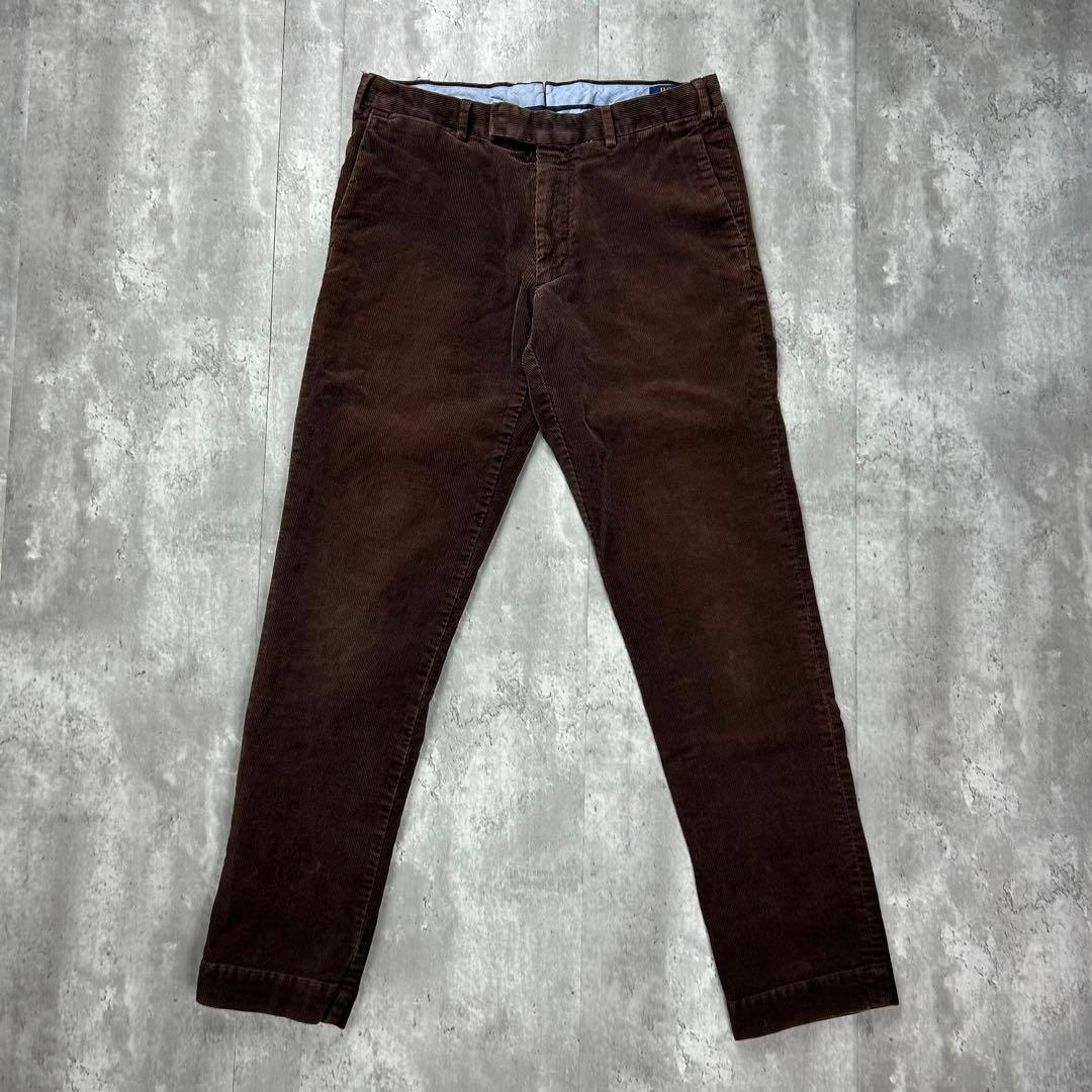 ラルフローレン ロゴタグ コーデュロイパンツ ブラウン W31 6171