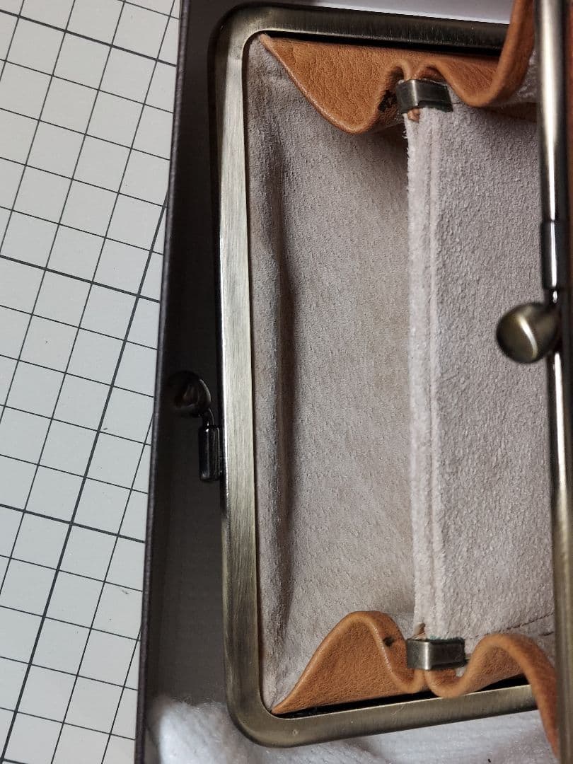 土屋鞄製造所　がま口財布　ブラウン　とてもキレイな状態です