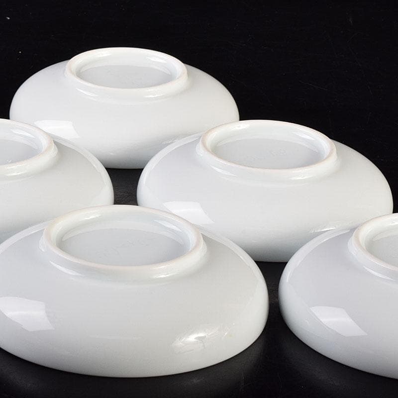 有田焼 二代 奥川忠右ェ衛門作 花文 白磁皿 5客 共箱 C 6927 - メルカリ