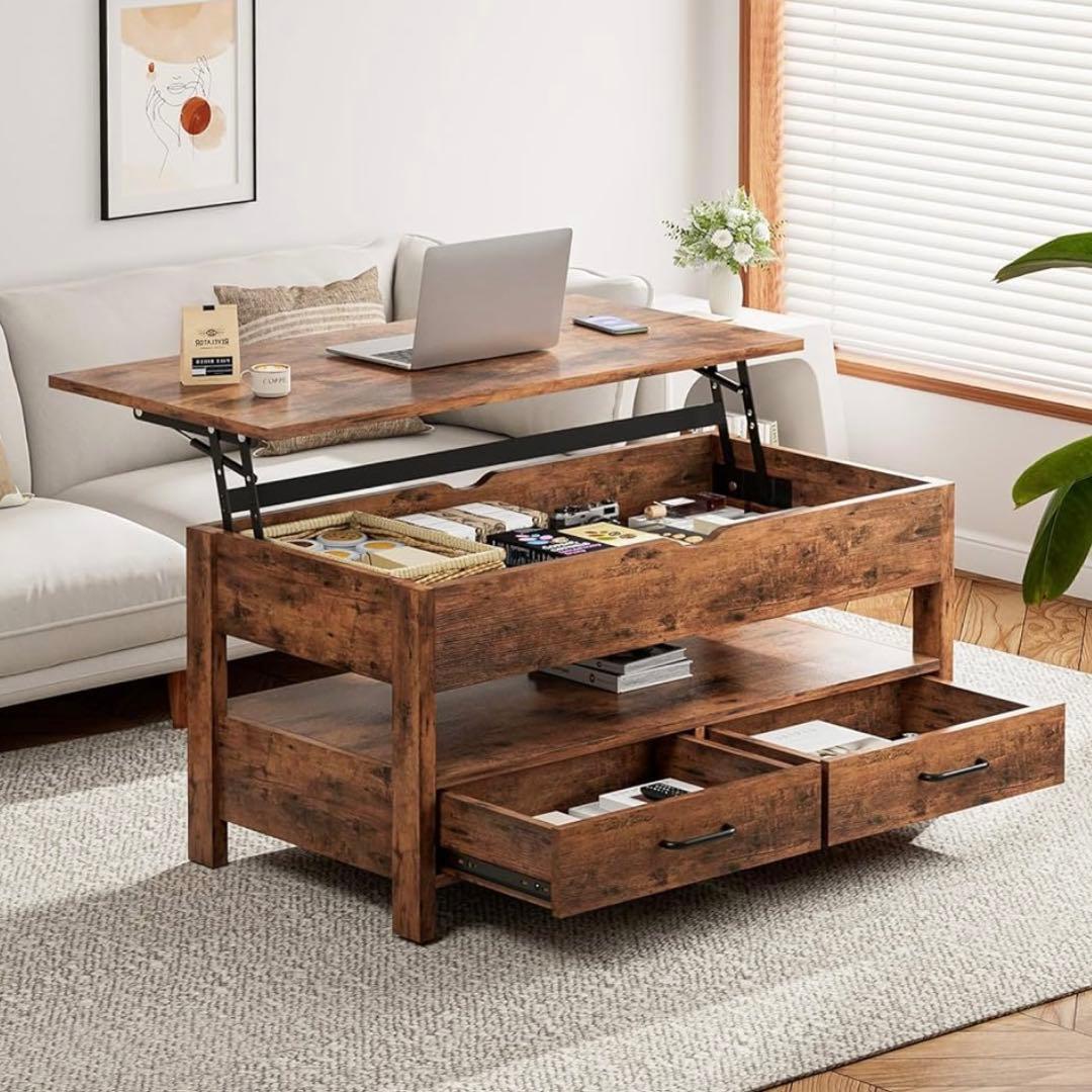 ビンテージ ラウンドサイドテーブル ローテーブル コーヒーテーブル