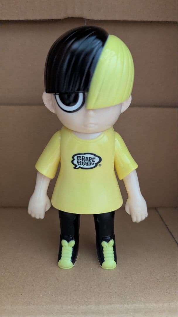 天才二口少年博士“のりくん”1周年記念カラー GRAPE BRAIN ソフビ