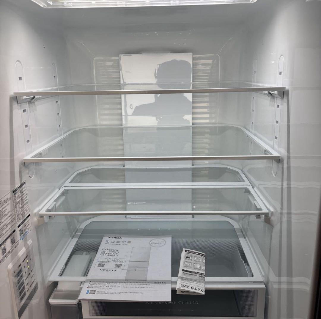TOSHIBA 東芝 冷蔵庫 GR-V500GT 2023年製 501L 美品