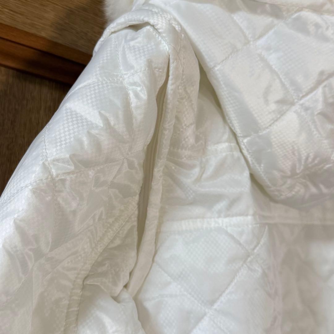 美品 Callaway キャロウェイ レディース ダウン ホワイト ファー付